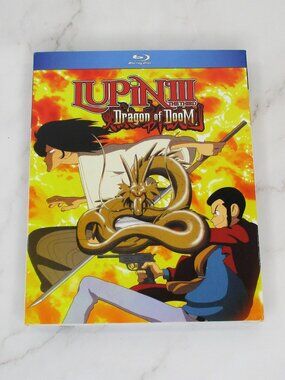 Lupin III The Third: Dragon of Doom (Blu-Ray 2020) Anime TV Special + Slipcover